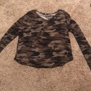 Camouflage Long Sleeve T-Shirt
